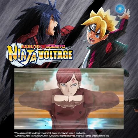 Gaara Fifth Kazekage Gameplay Video Gaara Fifth Kazekage