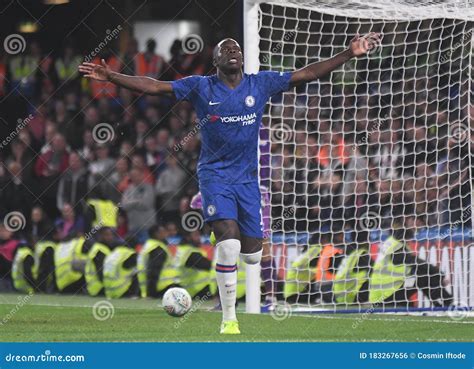 Kurt Zouma Of Chelsea Celebrates After Scoring A Goal Editorial Photo