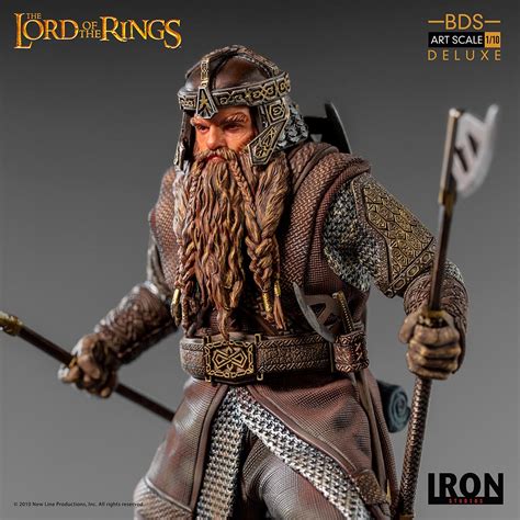 Lord Of The Rings Gimli Deluxe Bds Art Scale 110 Iron Studios