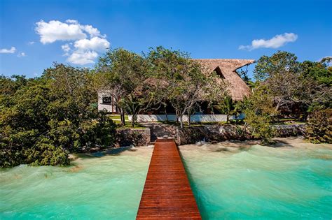 Breathtaking Commercial Photography Luxury Resort Bacalar Mexico Hotels