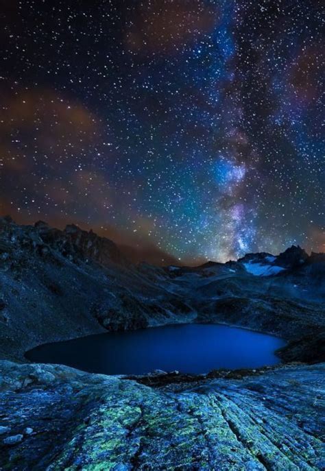 Milky Way Reflections Sky Night Skies