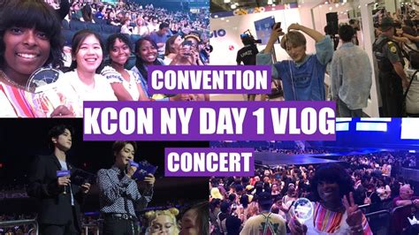 Kcon Ny 2019 Experience Vlog Day 1 Lots Of Ateez And Tbz Youtube