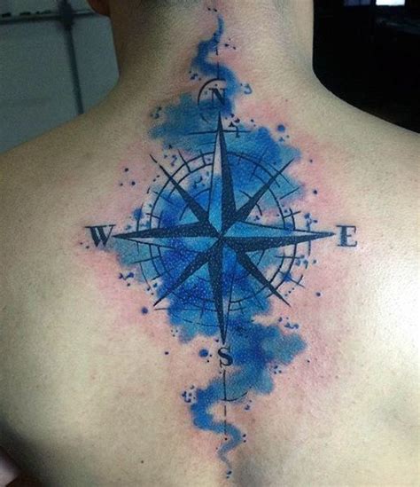Watercolor Compass Tattoo Designs Ideas And Meaning Tattoos For You