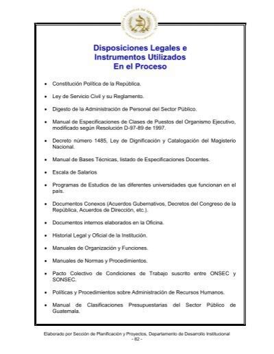 Disposiciones Legales E I