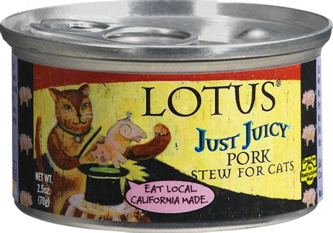 Convenience and price are other essential considerations, which cat lovers think about and my reviews provide a range of thoroughly picked cat canned foods for you to consider. Lotus Just Juicy Pork Stew Grain-Free Canned Cat Food, 2.5 ...
