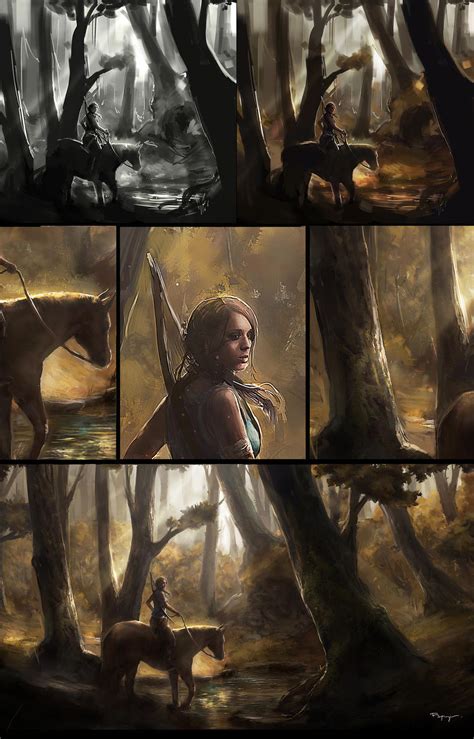 Forest Ride Step By Step By Papayoufr On Deviantart