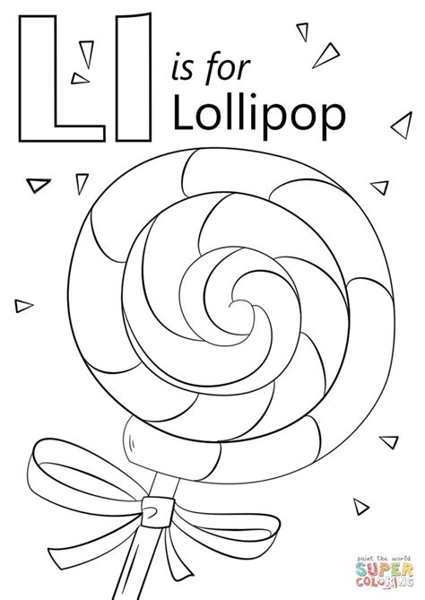 Letter L Coloring Pages Printable Archives With L Coloring Page Abc
