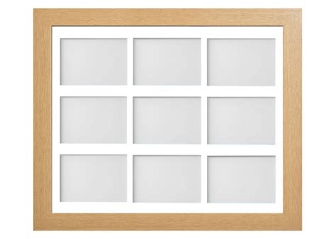 Watson Multi Aperture Beech 20x16 Frame With White Mount Cut For Image