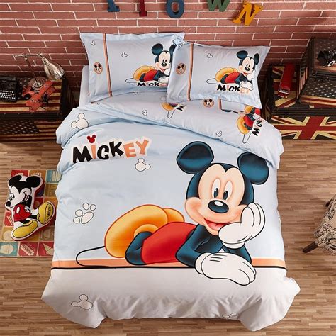 Happy Mickey Duvet Cover Bedding Set Mickey Mouse Bedroom Toddler