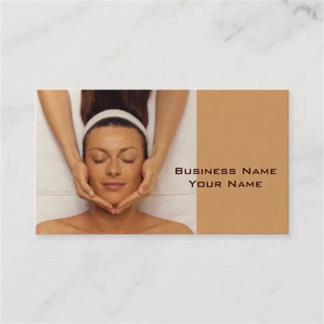 Massage Therapist Business Card Zazzle