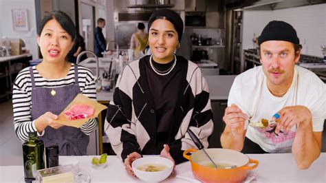 watch 6 pro chefs make their favorite 5 ingredient soup test kitchen talks bon appétit