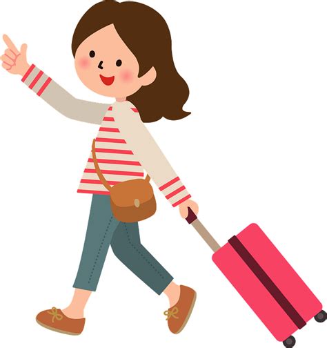 Woman is Traveling clipart. Free download transparent .PNG | Creazilla
