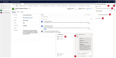 use teams chat in customer service microsoft learn