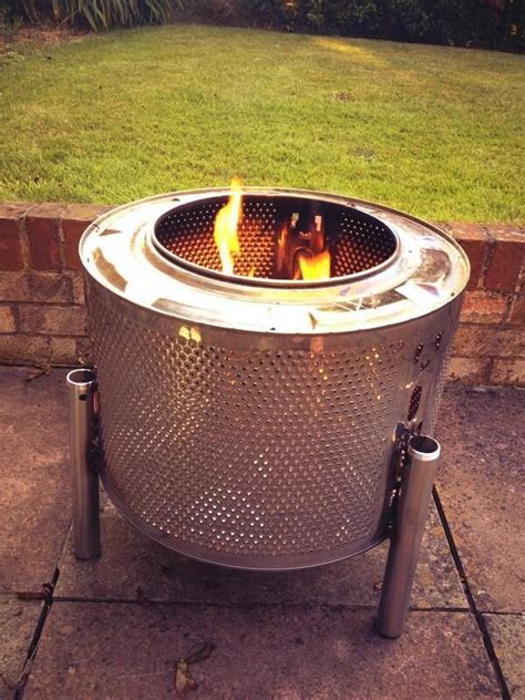 19 of the most creative upcycling ideas washing machine drum fire pit diy outdoor