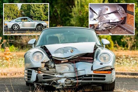 Classic Porsche 959 Wrecked While Being Transported On The Way To Its