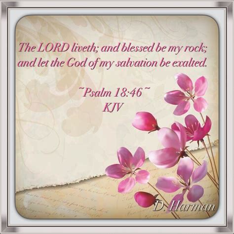 The Lord Liveth And Blessed Be My Rock And Let The God Of My