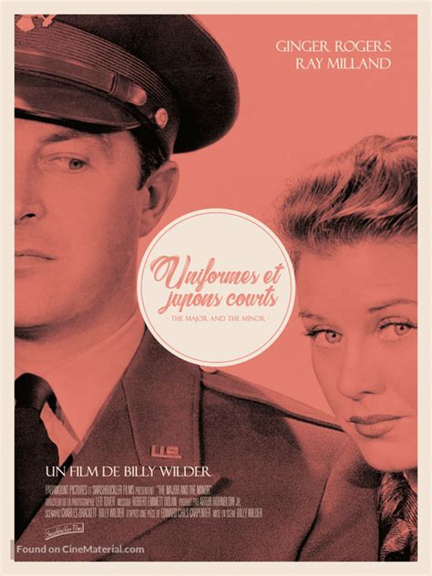 The Major And The Minor 1942 French Re Release Movie Poster