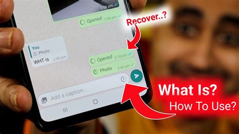 What Is View Once Feature On Whatsapp Recover View Once Photo In