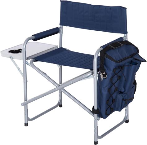 Homcom Chaise de Camping pêche Pliable Grand Confort Pochettes de