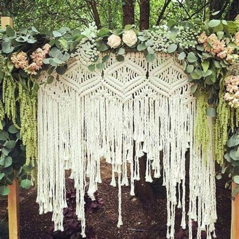 15 Macrame Wedding Backdrop Ideas Diy Wedding Backdrop Diy Wedding