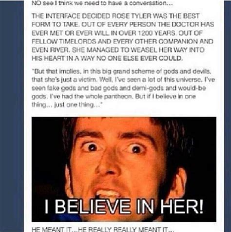~ten And Rose~ Possibly The Cutest Thing I Have Ever Read Doctor Who Funny Doctor Who Quotes