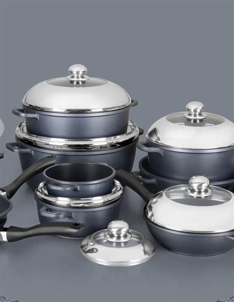 aluminum cast cookware pan fry safe magic induction series pans pot pots forged deep