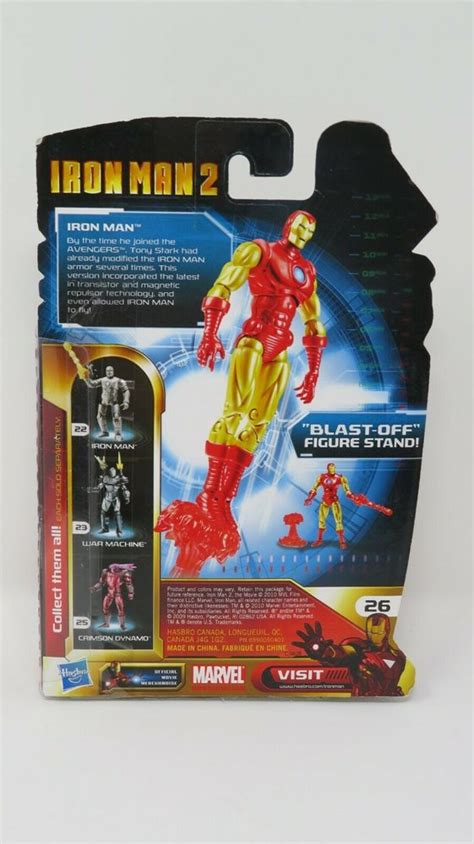 Hasbro Marvel Iron Man 2 Comic Series Action Figure Wit