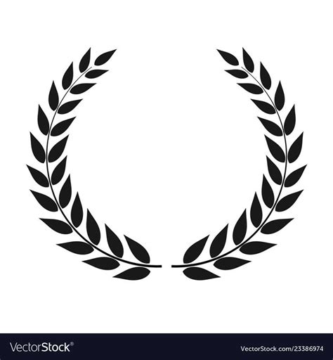 Laurel Wreath Vector Isolated Download A Free Preview Or High Quality
