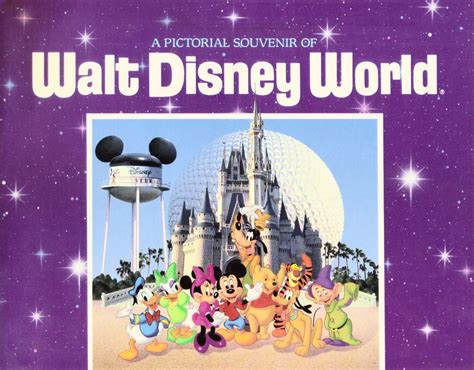 Vintage A Pictorial Souvenir Of Walt Disney World Magic Kingdom 1980s