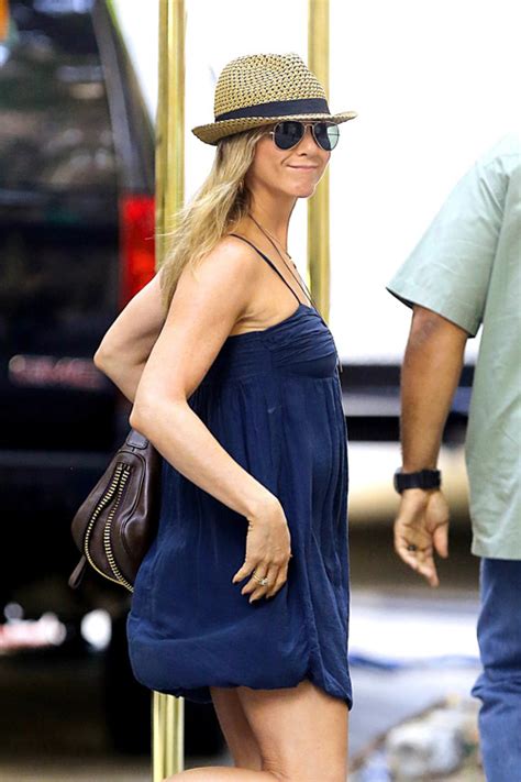 Jennifer Aniston Carries A Tom Ford Bag On The Set Of Her