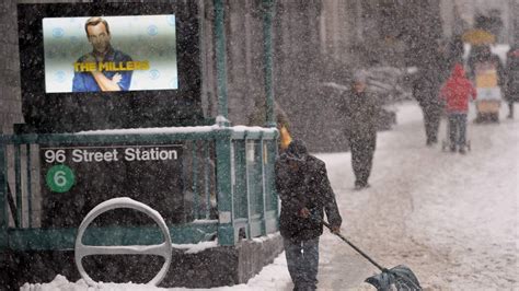 Northeast Snowstorm Delays Super Bowl Exodus Us News Sky News