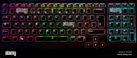 Complete Computer Qwerty English Key Keyboard Stock Photo Alamy