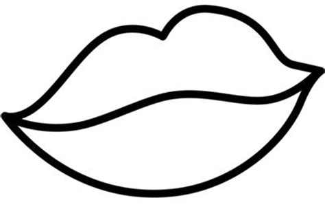 lips coloring pages clipartsco
