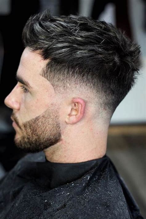 Coiffure Quiff Coupe De Cheveux Homme Faded Hair Mid Fade Haircut Mens Hairstyles Thick Hair