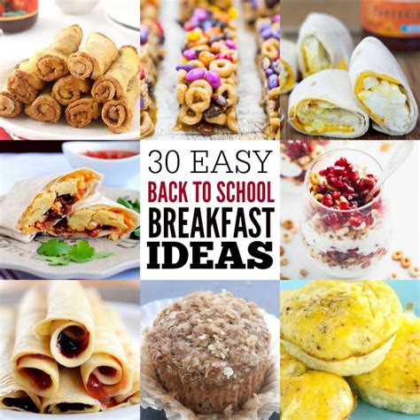 Back To School Breakfast Ideas 30 Ideas For School Mornings