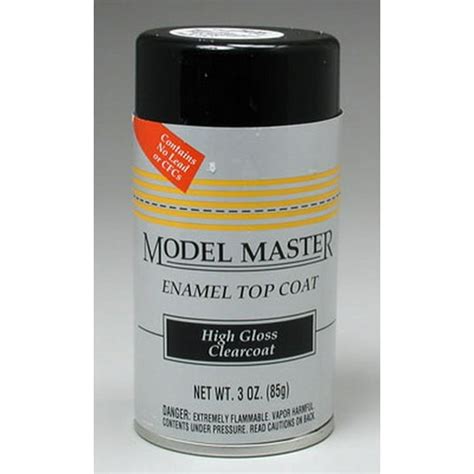 Testors 2936 Model Masters High Gloss Clear Top Coat Spray Can