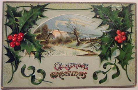 Vintage Christmas Postcard Dave Flickr