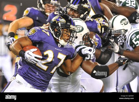 Sept 13 2010 East Rutherford New Jersey United States Of America Baltimore Ravens