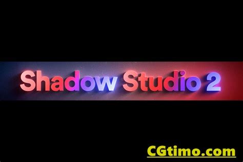 Ae插件 Shadow Studio 2 V129 精致华丽真实阴影拖尾投影插件win汉化中文版 使用教程 Cgtimo