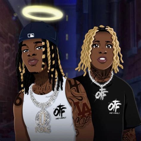 Lil Durk And King Von Wallpaper Cartoon