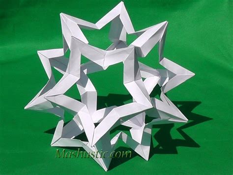 Origami Star Dodecahedron Mashustic