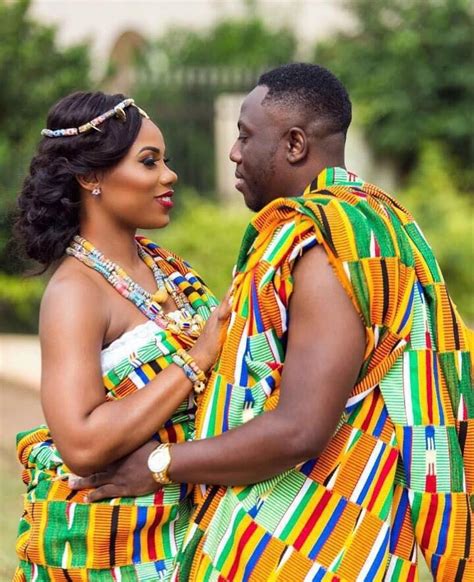 Ghanaian Kente Bridal Ideas For Traditional African Weddings Mammypi African Wedding African