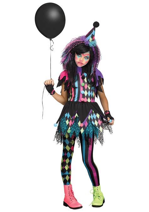 Scary Girl Clown Costumes