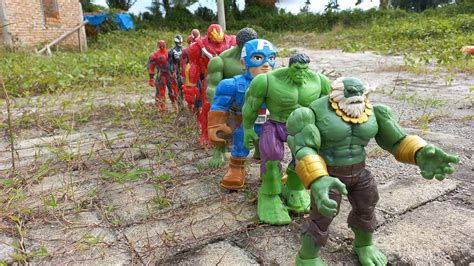 Avengers Assemble Spider Man Cartoon Vs Hulk Smash Black Panther Vs