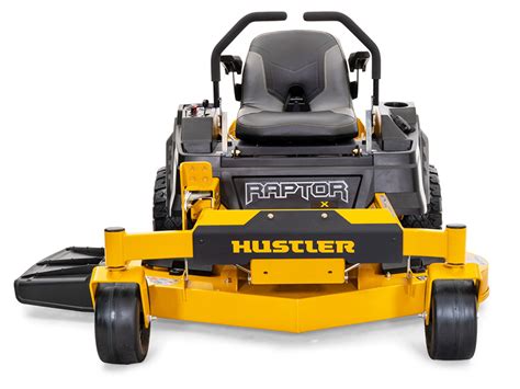 new 2023 hustler turf equipment raptor x 42 in kawasaki fr600 18 hp lawn mowers riding in