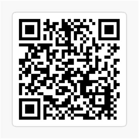 Two Shots Of Vodka Qr Code Sticker For Sale By Politeillusts Redbubble
