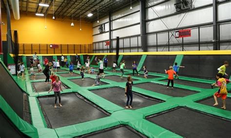 Ammenities includegroup classes, personal training, nutrition services, locker rooms and more. Trampoline Park Near Me: The Rockin' Jump Way | Greensboro