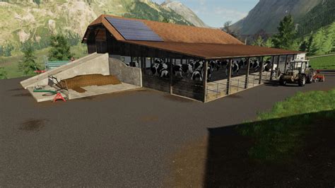 Ls19 Alpine Cow Barn V10 Farming Simulator 22 Mod Ls22 Mod Download