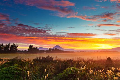 Tongariro National Park New Zealand Sunrise Sunset Times