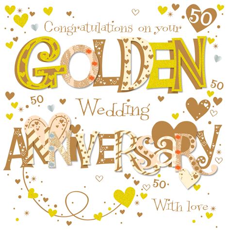 50th Wedding Anniversary Graphics Free